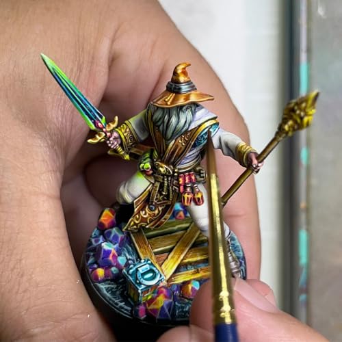 FOXBITE Kolinsky Sable Set Brushes for Miniature Painting Modeling Pieces Fine Detail Paint Brush Miniature Painting Kit Mini Paints Acrylic for Warhammer for Advanced Painters