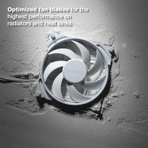 be quiet! Silent Wings 4 Cooling Fan | 140mm PWM high-Speed | White | BL117 - color: White, size: 140mm