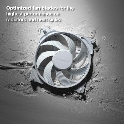 be quiet! Silent Wings 4 Cooling Fan | 140mm PWM high-Speed | White | BL117 - color: White, size: 140mm