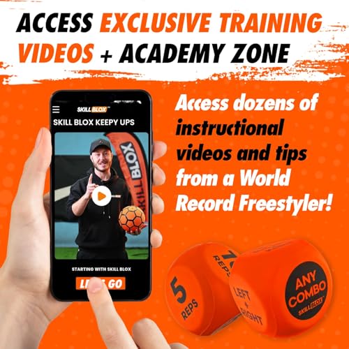 Kick Up Soccer Training Dice Game 2 Pack | Soccer Gifts for Boys | Kick Up & Shooting Training Dice | Fun Soccer Skill Games for Kids | Screen Free Sports Toys & Soccer Gifts - size: Kick Up Dice
