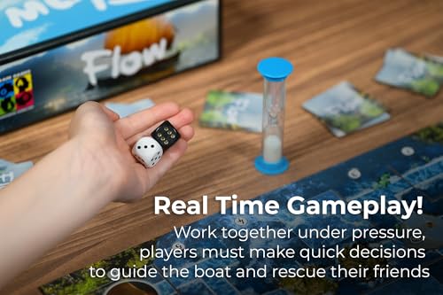 Flow: The Official Cooperative Board Game | Strategy Game for 1–4 Players Ages 8+ | Based on The Award-Winning Animated Film | Family & Solo Play | Survive The Flood, Rescue Allies