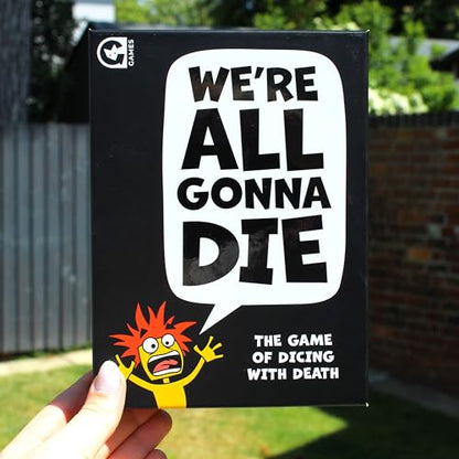 Ginger Fox: We're All Gonna Die - Hilarious Adult Party Game, The Co-Operative Card Game of Dicing with Death, NSFW Silly Humor, Ages 16+, 1+ Player - style: We're All Gonna Die