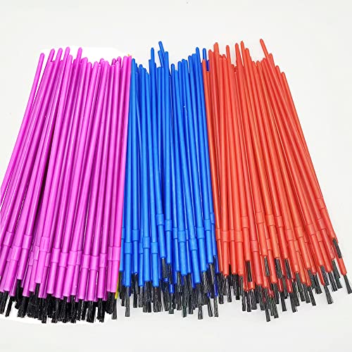 150pcs Plastic Paint Brushes Set Acrylic Paint Brushes Watercolor Brushes Colorful Detail Painting Kit Art Supplies for Educational & Learning Activity, 170mm - color: 150pcs Paint Brushes
