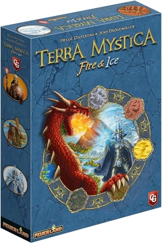 Capstone Games Terra Mystica Fire & Ice Expansion, Strategy Board Game Expansion Pack, Game Board for 2–5 Players, 100–120 Min Playtime, Ages 14+, Compatible with Terra Mystica Base Game - style: Fire & Ice