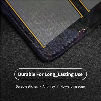 MTG Stitched Edges Mats, 24 x 14 inches MTG Playmat with Zones for MTG Trading Card Game Playmats Smooth Surface Battle Game Rubber Collection - color: Forest House With Zones