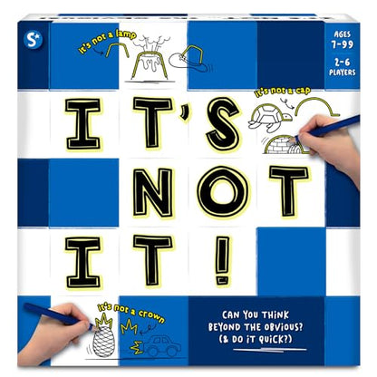 Skillmatics Card & Board Game – It’s Not It, Hilarious Drawing Game | Fast-paced Fun, Perfect for Family Game Nights, Race to Doodle, Gifts for Kids, Teens, Adults Ages 7, 8, 9, 10 & Up - style: It’s Not It!