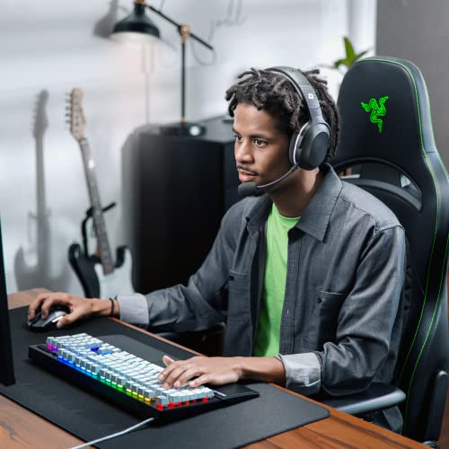 Razer Barracuda X Wireless Gaming & Mobile Headset (PC, PlayStation, Switch, Android, iOS): 2.4GHz Wireless + Bluetooth - Lightweight - 40mm Drivers - Detachable Mic - 50 Hr Battery - Roblox Edition - color: Roblox, size: Standard, style: Barracuda X