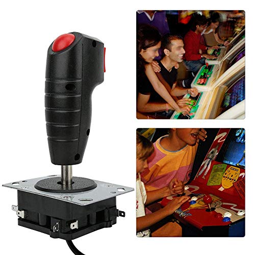 Flight Joystick 8 Way Adjustable Joystick PC Fighting Stick Parts for Video Game Simulator Flight Machines [video game]