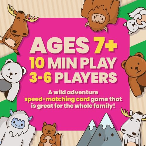 Moose Match Mayhem Speed-Matching Card Game by Taco Cat Games, Ages 7+