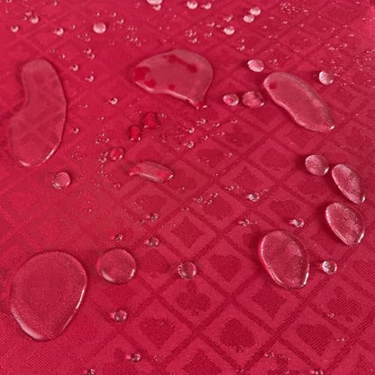 Speed Cloth Poker Table Fabric - 108X60 Inch Section of Casino Card Game Table Felt Top Cover Accessories - Red - color: Red