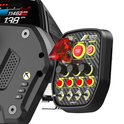 Turtle Beach VelocityOne Race Wheel & Pedal System Licensed for Xbox Series X|S, Xbox One, Windows PCs – 7.2Nm Direct Drive Force Feedback, 3 Pedals & Magnetic Paddle Shifters, Hall Effect Sensors