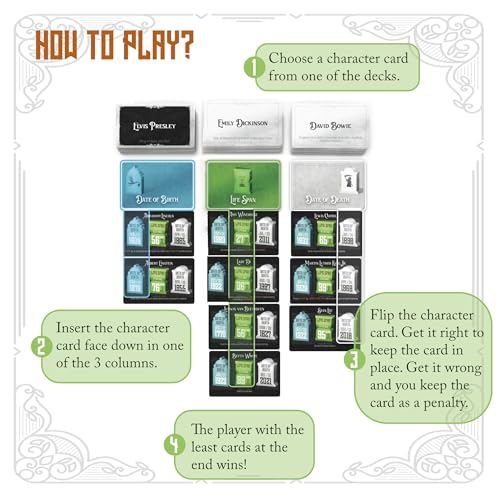 Foxmind Games - Deadlines Trivia Card Game, Pop Culture Game for up to 10 Players, Fun Board Game for Adults and Family Night, Large Group Party Game for Teens, Ages 12 and Up