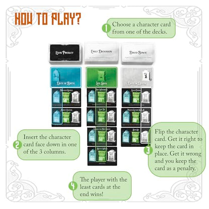 Foxmind Games - Deadlines Trivia Card Game, Pop Culture Game for up to 10 Players, Fun Board Game for Adults and Family Night, Large Group Party Game for Teens, Ages 12 and Up
