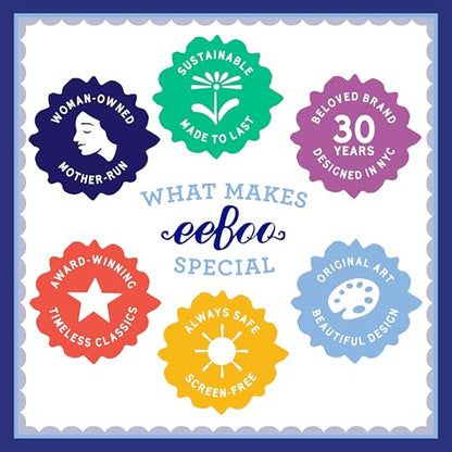 eeBoo A Happy Holiday 1000 Piece Square Jigsaw Puzzle, 23" x 23" | Double coated, sturdy & dust free pieces with a satisfying snap. Includes full color reference insert. Vibrant, original art - style: A Happy Holiday