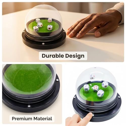 Automatic Dice Roller Cup with Dices for Adults Party Table Games EK1981