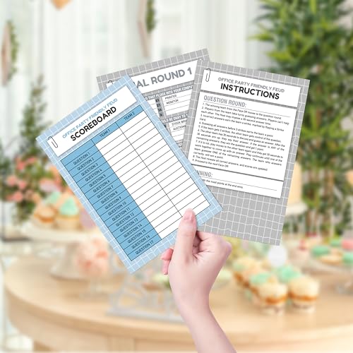 Office Family Feud Game, Office Friendly Feud Games, Team Building Game for Work, Ice Breaker Work Party Games for Adults, Retirement Party Decorations, 05