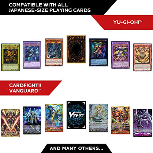 Quiver Time 200 Apollo Clear Japanese Card Sleeves fits Yu-Gi-Oh! Cards and Other TCG Cards - Ultra Transparent Small Trading Card Sleeve, Card Protector Sleeves (62 x 89 mm) | 200 ultra-clear small sleeves (62 x 89 mm), fit Yu-Gi-Oh! and other Japanese-s