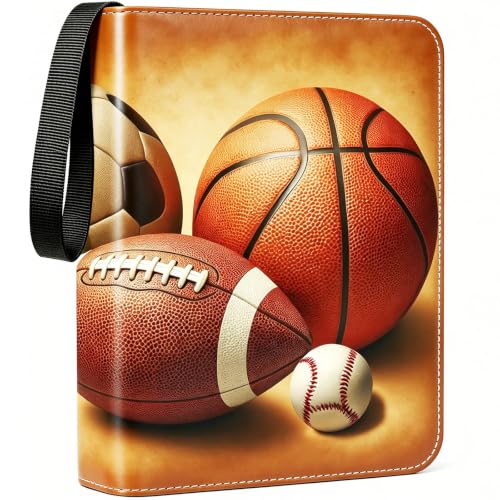 Zipper Cards Binder for 900-Pocket Sports Trading Cards, Premium Baseball Football Basketball Cards Book Album With Removable Sleeves for MTG & TCG Cards - Gifts for Girls and Boys - color: Starry Sky 900D