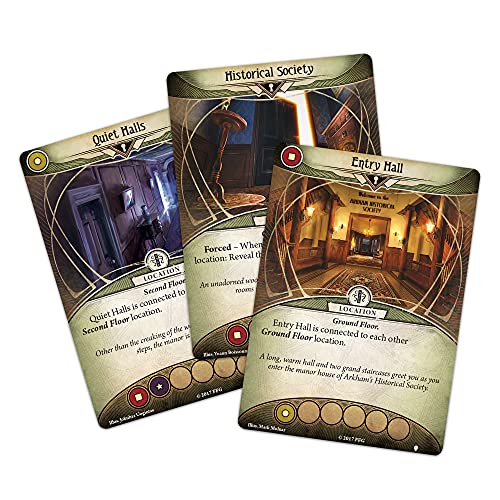 Fantasy Flight Games Arkham Horror The Card Game Echoes of the Past MYTHOS PACK - Unravel the Madness! Cooperative Living Card Game, Ages 14+, 1-4 Players, 1-2 Hour Playtime, Fantasy Flight Games - size: Mythos Pack, style: Echoes of the Past