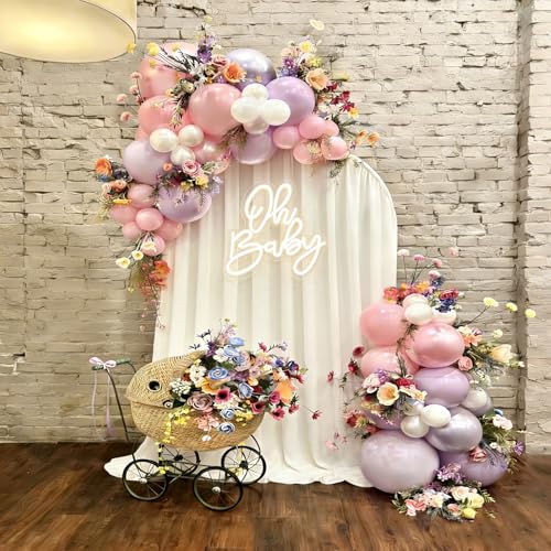 Oh Baby Neon Sign, Baby Shower LED Neon Light for Party Wall Decor Light Up Sign for Gender Reveal Birthday Party Decorations Warm White Dimmable USB Powered(14.2"*12.9") - style: Oh Baby
