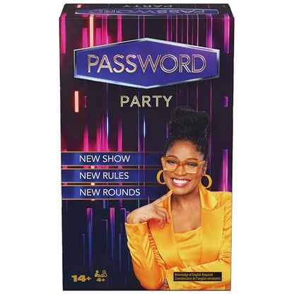 Spin Master Games, Password Party Game, As Seen on The Tonight Show with Keke Palmer, The Viral Party Card Game, Friendsgiving, 4+ Players, for Ages 14 & Up