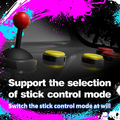 Brook Universal Fighting Board Fusion with a Sticker - Pre-Installed Header Version, for PS5 Fighting Games Solution, Compatible with Street Fighter 6 and Tekken 8 [Exclusive Version]