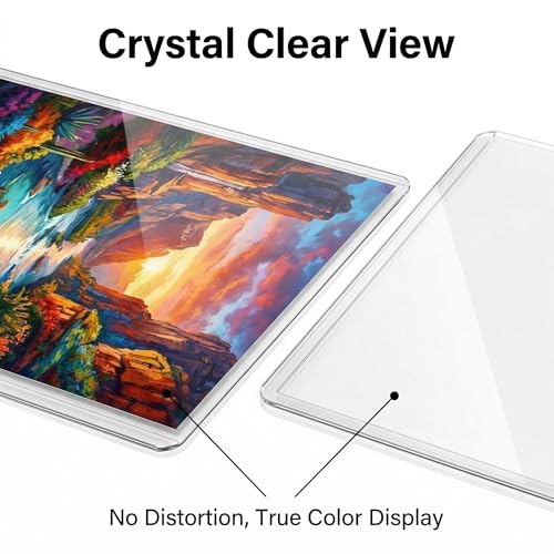 50ct 5x7 Toploaders - Ultra Durable Card Protectors for Trading Cards, Photos & Collectibles, Crystal Clear, Archival-Safe, Fits 5x7 Inch Sheets - size: 5x7