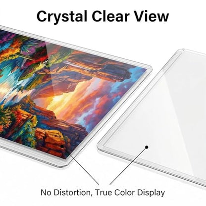 50ct 5x7 Toploaders - Ultra Durable Card Protectors for Trading Cards, Photos & Collectibles, Crystal Clear, Archival-Safe, Fits 5x7 Inch Sheets - size: 5x7