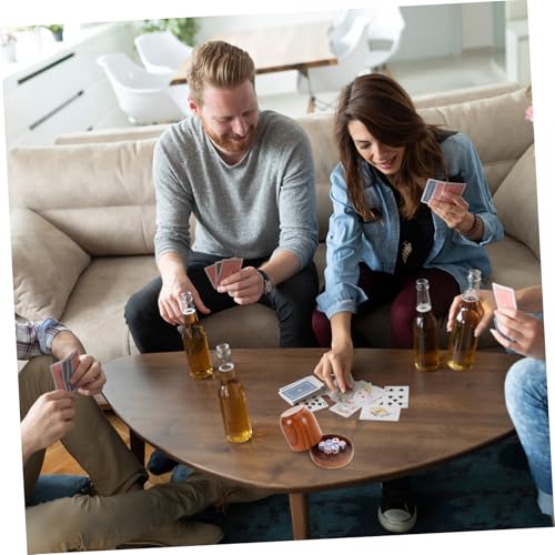Hemoton Real Wood Dice Cups Shaker Lid Dices Cups Covers Dices Shaker Lid for Bar Ktv Party Games Dice Supplies