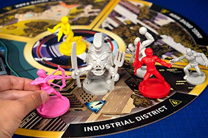Renegade Game Studios Power Rangers: Heroes of The Grid for 14 years | Cooperative Strategy Game for 2-5 Players, Includes Miniatures and Combat Cards, Save Angel Grove from Rita Repulsa
