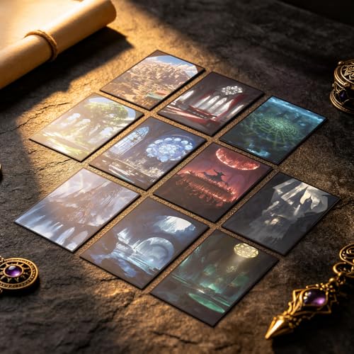 MTG Card Sleeves -Undercity Sewers- Surveil Lands - Ultra Clear Front & Matte Finish Back, 100 Count Standard Size Matte Art Sleeve for Magic the Gathering - color: Undercity Sewers