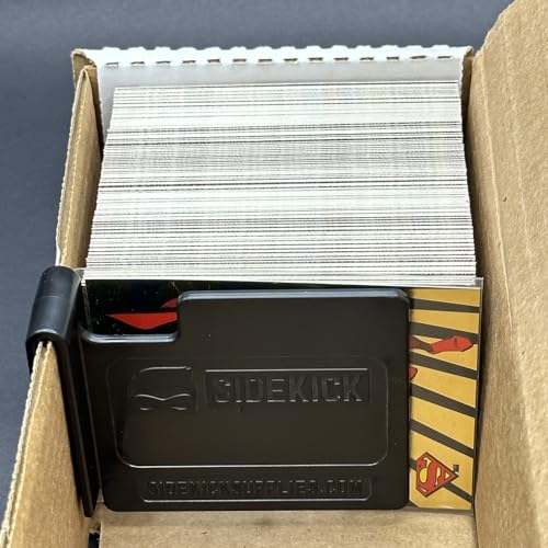SIDEKICK Mini Card Box Divider (5-Pack) Trading/Gaming/Baseball Card Storage Box Divider Protect What You Collect - Proudly Made in the USA - color: Black
