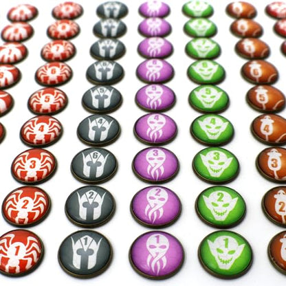 D&D Numbered Monster Token Markers for Dungeons and Dragons (Bullywug) - style: Bullywug