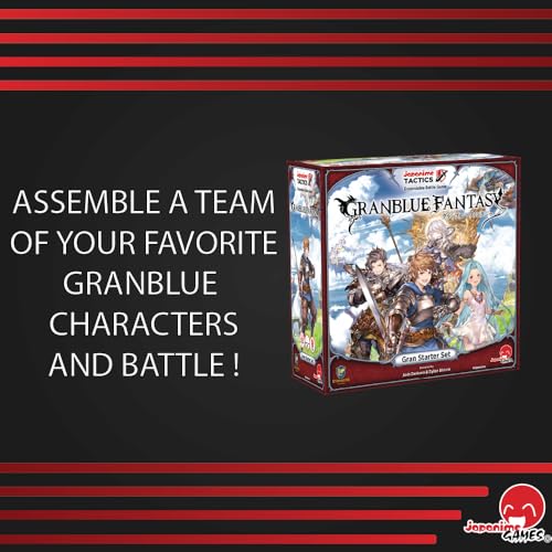 Japanime Tactics: Granblue Fantasy Gran Starter Set | from The Creator of Dragon Fire | Strategize and Battle | 2-4 Players Ages 14+