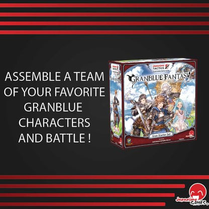 Japanime Tactics: Granblue Fantasy Gran Starter Set | from The Creator of Dragon Fire | Strategize and Battle | 2-4 Players Ages 14+