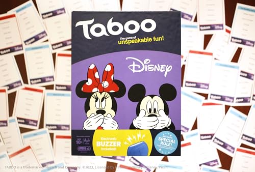 Taboo: Disney Edition Party Board Game | Family Guess Word Game | Officially Licensed Merchandise | Game for 2 Players or More | Perfect for Fans | Ages 10 and Up