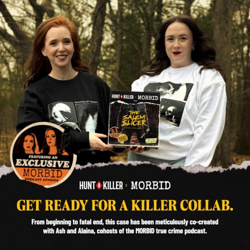 Hunt A Killer x Morbid: The Salem Slicer - Murder Mystery Game for Adults, True Crime Detective Board Games with Realistic Evidence, Forensic Files & Exclusive Podcast, 1+ Players, Ages 17+ - style: Salem Slicer