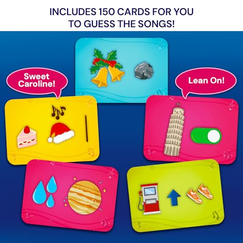 Gouda Games Jam Slam Music Card Game - Fast-Paced Song Guessing Party Game for Family Game Night, Fun for Adults, Teens & Kids, Gift for Music & Board Game Lovers, 3-12 Players