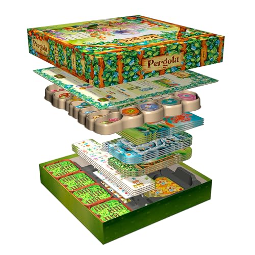 Pergola Board Game | Euro-Style Gardening Strategy Game, Family Fun for Kids & Adults, Ages 10+, 1-4 Players, 45-60 Mins