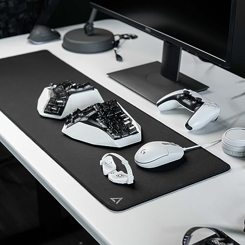 DELTAHUB Gaming Desk Pad Protector - Mouse Pad,Office Desk Mat, Non-Slip Neoprene Top, Desk Blotter,Laptop Desk Pad,Waterproof Desk Writing Pad (Large) - size: 11" x 24.8"