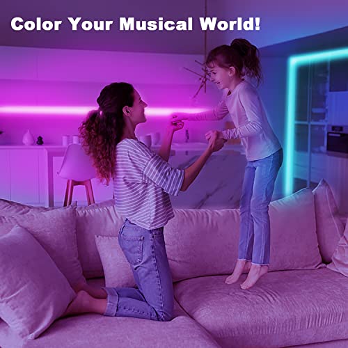 dalattin Led Strip Lights 200ft (2 Rolls of 100ft), Led Lights for Bedroom with App & Remote Control, 24V Led Lights Strip for Room & Festival Decoration - size: 200FT(Bluetooth)