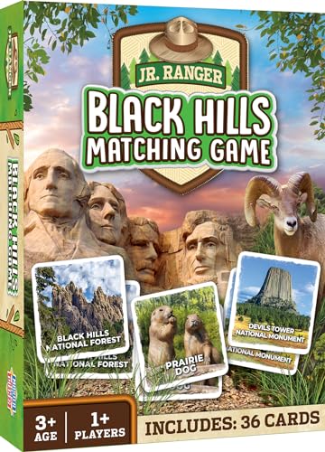 Masterpieces Jr Ranger - Black Hills Matching Game - style: Black Hills