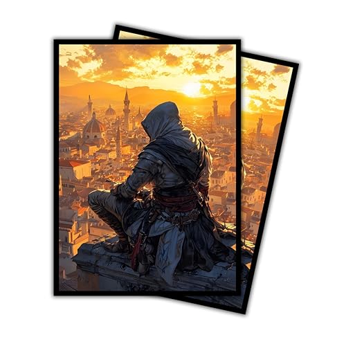 Overlook of the Creed - MTG Card Sleeves, 104ct, Standard Size, Smooth | Perfect for Double Sleeving, Smudge Resistant Matte Back, Standard 66x92mm - Compatible with Magic The Gathering & TCG Cards - color: Overlook of the Creed, size: Smooth