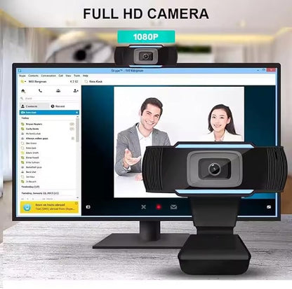 TruVoice Voicepro 20 Headset and Webcam Bundle | Double Ear USB Headset, 1080P Webcam, All-in-One Combination