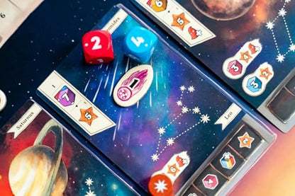 Capstone Games Galileo Galilei Strategy Board Game for Adults & Family,1-4P | Euro-Style Astronomy Strategy Board Game, Educational Space Exploration Game, Historical Scientific Game for Ages 14 - style: Galileo Galilei