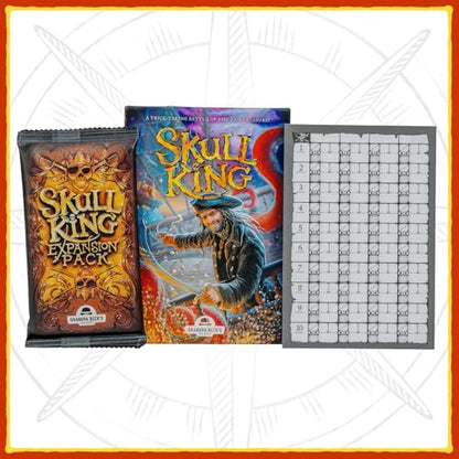 Grandpa Beck's Games Skull King Expansion Trick-Taking Card Game | Add new characters, powers, and fresh twists that make every Skull King adventure even more strategic and unpredictable - style: Expansion