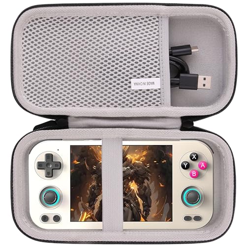 WAIYUCN Hard Carrying Case Compatible with RG476H Retro Game Console Handheld Game Protective Case (Gray) - color: Gray