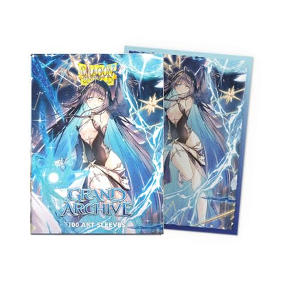 Dragon Shield | Grand Archive Matte Art Sleeves | 100 CT - Smooth & Tough Premium TCG Sleeves | Compatible with Pokemon, One Piece & Magic the Gathering | Raziel, Archangel of Libra - color: Raziel, Archangel of Libra