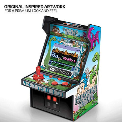 My Arcade Bad Dudes Micro Player - Portable Game, 6.75 Inch Mini Retro Arcade Machine Cabinet - Licensed Collectible - style: Caveman Ninja