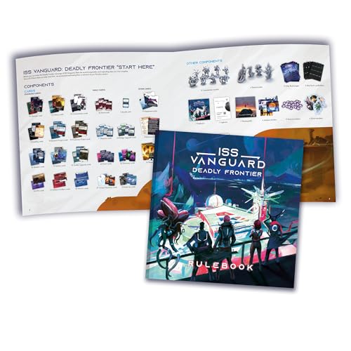 ISS Vanguard: Deadly Frontier Campaign Expansion - New Challenges & Adventures! Cooperative Sci-Fi Strategy Game, Ages 14+, 1-4 Players, 90-120 Min Playtime, Made by Awaken Realms